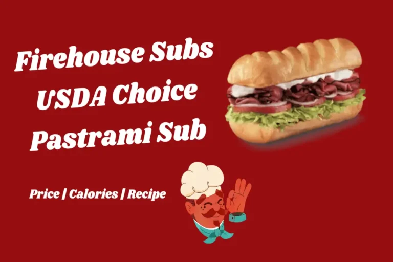 Firehouse Subs USDA Choice Pastrami Sub