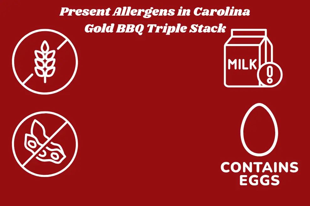 Carolina Gold BBQ Triple Stack Allergens
