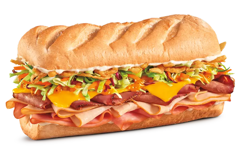 Firehouse Subs Carolina Gold BBQ Triple Stack - New Item