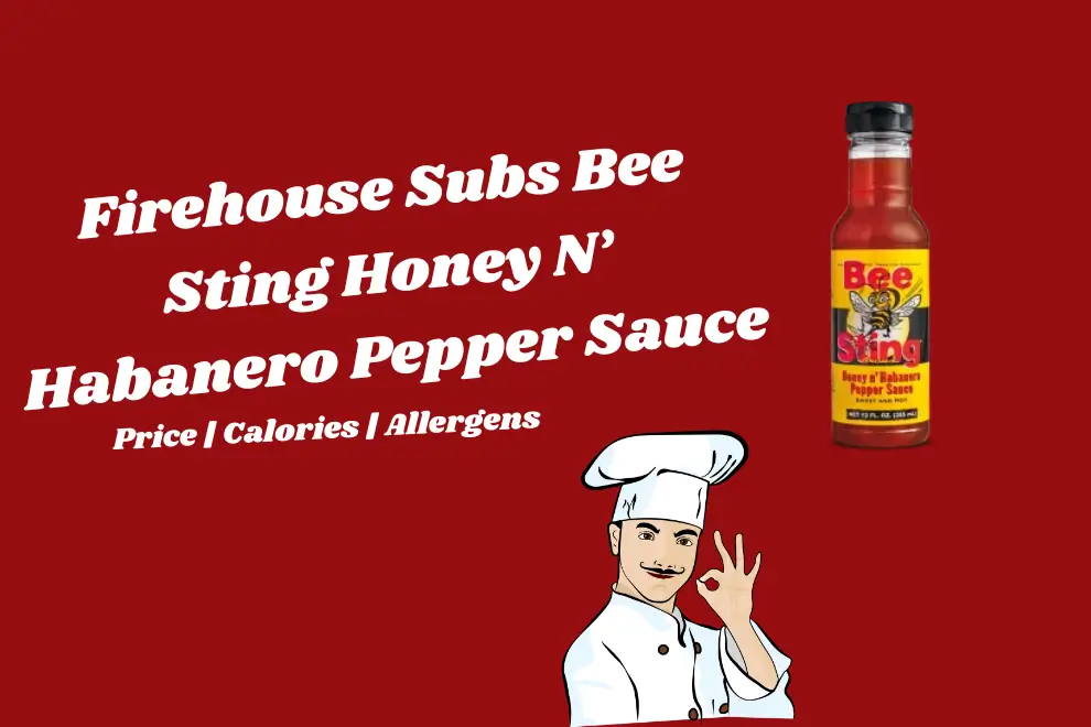 Firehouse Subs Bee Sting Honey N’ Habanero Pepper Sauce