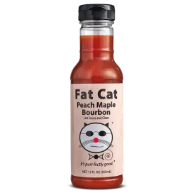 Fat Cat Peach Maple Bourbon Hot Sauce and Glaze-2
